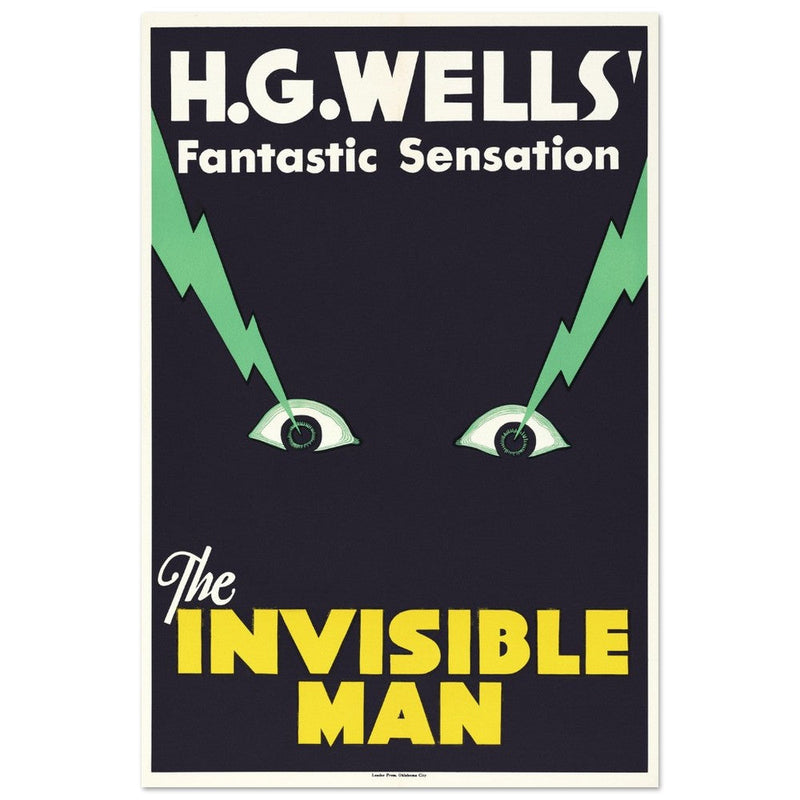The Invisible Man movie poster.