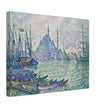 Paul Signac painting the Golden Horn the minarets