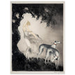 Louis Icart’s Gust of Wind (1925) Woman with her greyhound dogs.