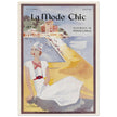 La Mode Chic old vintage fashion magazine cover from the 30s.
