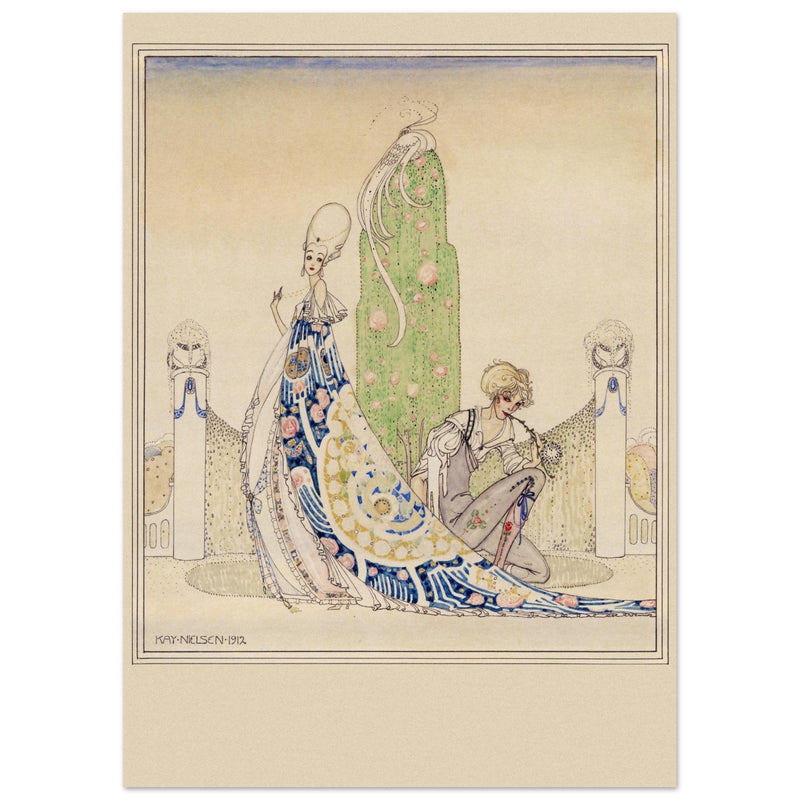 Kay Nielsen and his illustration The Twelve Dancing Princesses.