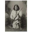 Geronimo Apache leader.  Portrait of native american indian.