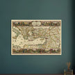 Ancient map Geographic Description of the Travels of the Apostles and the Journeys of Paul by Nicolaes Visscher
