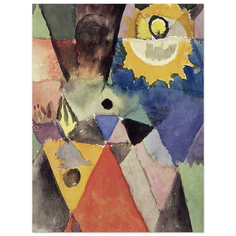 Paul Klee Mit der Gaslampe ( With the Gas Lamp ) 1915