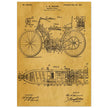 Motorcycle old patent by G. W Manson.