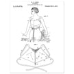 Brassiere patent drawing by M P Jacob.