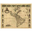 Ancient map of America. Nova Totius Americae Descriptio by Frederik de Wit