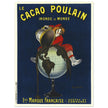 Le Cacao Poulain vintage advertising poster by Leonetto Cappiello.