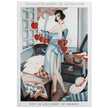 Chouquette revient de villégiature avec de l'excédent de bagages illustration created by Gerda Wegener Fantasio magazine.  print