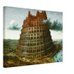 The Tower of Babel by Pieter Bruegel the Elder 1568. Old painting reproduction