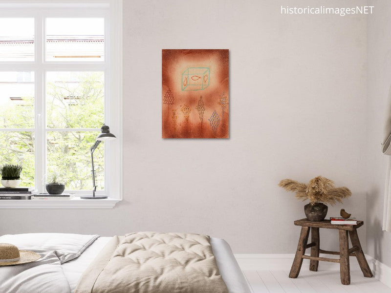 Paul Klee Aquarium im Garten ( Aquarium in garden) abstract painting.