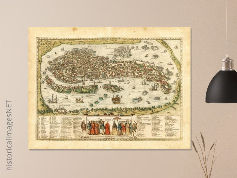 Venetia old city map