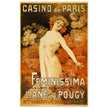 Casino of Paris vintage advertising poster  1904 by Georges Redon.