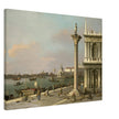 Canaletto antique painting in Venice Italy. Bacino di S. Marco.