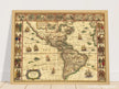 Old map of America. Americae Nova Tabula by Willem Blaeu