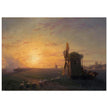 Steppe at sunset by Ivan Aivazovsky.