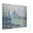 Paul Signac painting the Golden Horn the minarets