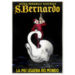 San Bernardo water italian vintage advertising print. Poster by Leonetto Cappiello 1953