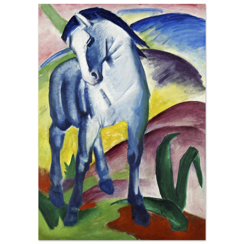 Blue Horse I by Franz Marc painting