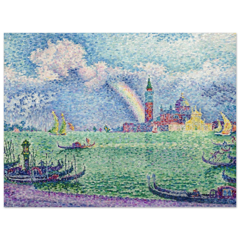 L’ Arc-en-ciel (Venise) The rainbow Venice by Paul Signac painting.