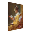 Young Girl Reading painting by Jean-Honoré Fragonard 1769.