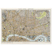London city vintage map 1904.