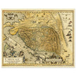 Vinatge old map of China Ancient asian cartography by Abraham Ortelius.