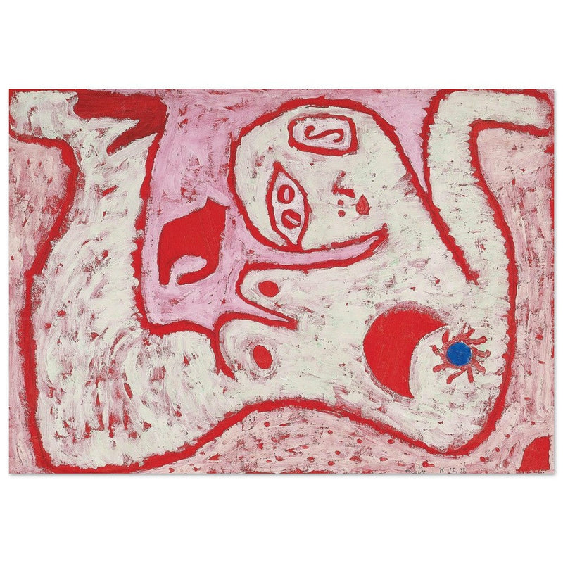 Paul Klee A Woman For Gods abstract painting.