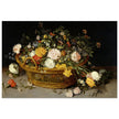 A Basket of Flowers painting by Jan Brueghel the Younger.