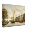 Jacobus Storck Nijenrode Castle on the Vecht near Breukelen. Antique old marine painting.  artwork
