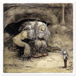 Troll with child illustration by John Bauer.  print