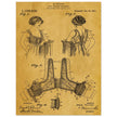 Bust reducer brassiere vintage patent by M Perillat