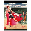 Miguel Covarrubias cover art for a fashion magazine. Women at the beach.