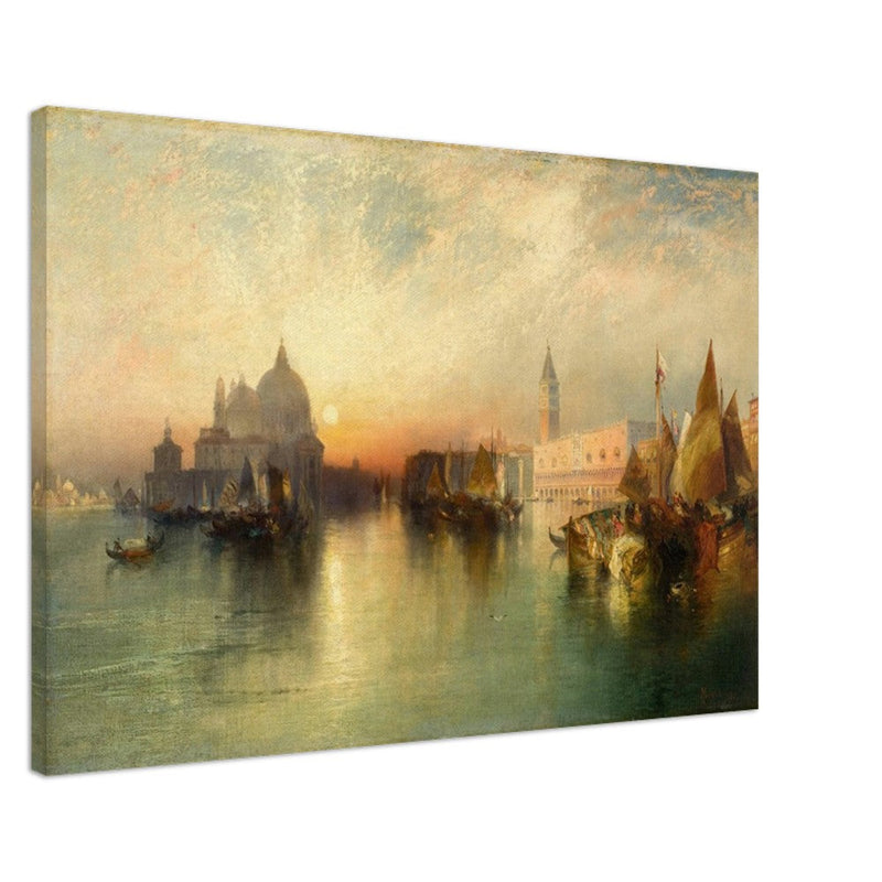 View of Venice Italy by Thomas Moran 1895.
