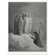 The Divine Comedy by Gustave Dore illustration. Paradise. The Heaven of the fixed stars.
