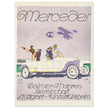 Mercedes car vintage advertising print  1914 by Ludwig Hohlwein.