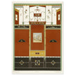Architecture and mural paintings in Pompeii illustrated by G de Simone , project by Fausto and Felice Niccolini.