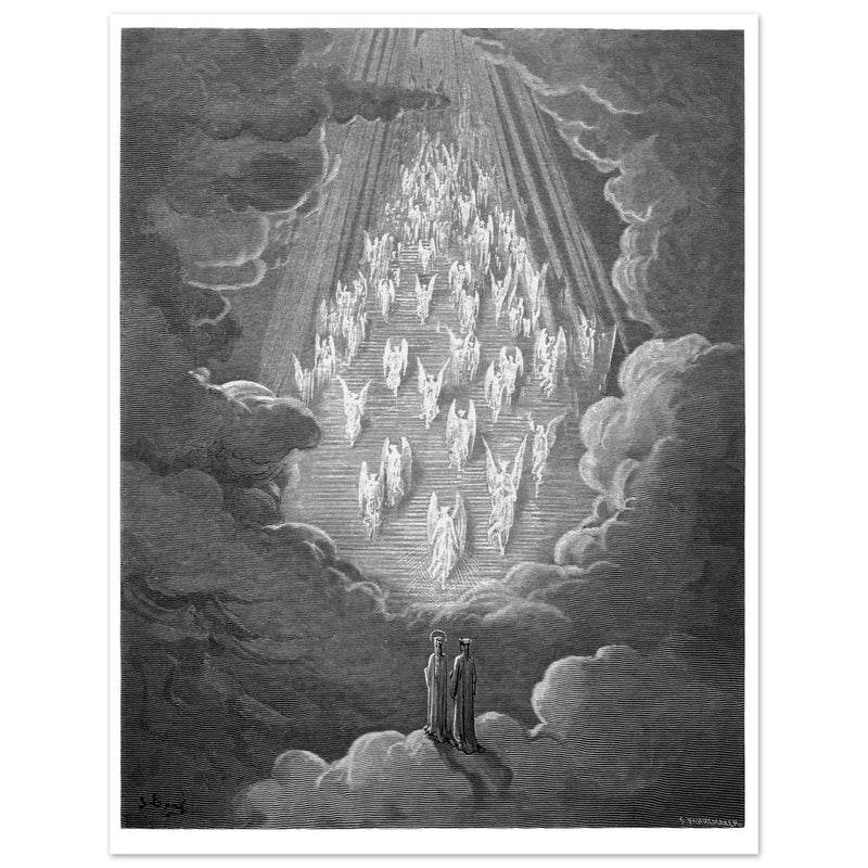 Gustave Dore illustration for The Divine Comedy by Dante Alighieri.  Paradise.