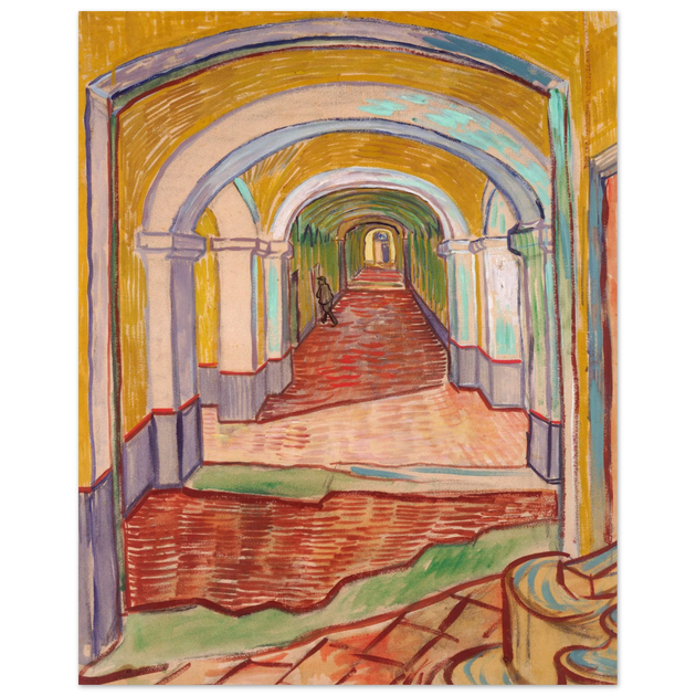 Corridor in the Asylum Vincent Van Gogh