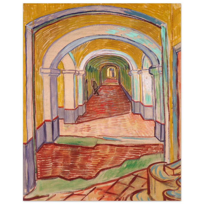 Corridor in the Asylum Vincent Van Gogh