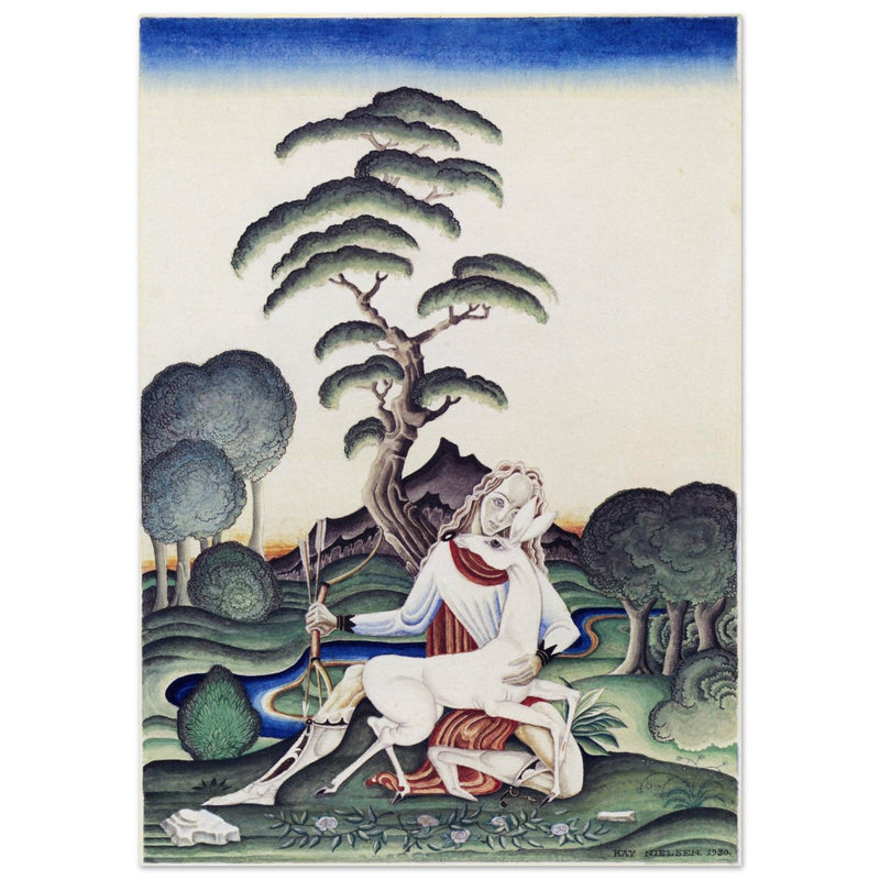 Kay Nielsen and his illustration to The Enchanted Hind from Red Magic.
