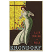 Krondorf mineral water vintage advertising poster by Leonetto Cappiello.