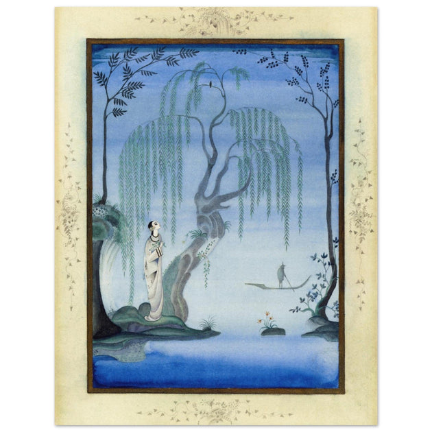 Kay Nielsen and his illustration The Nightingale from Fairy Tales by Hans Andersen.