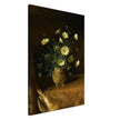 Yellow Daisies in a Brown Bowl antique painting reproduction by Martin Johnson Heade