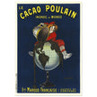 Le Cacao Poulain vintage advertising poster by Leonetto Cappiello.