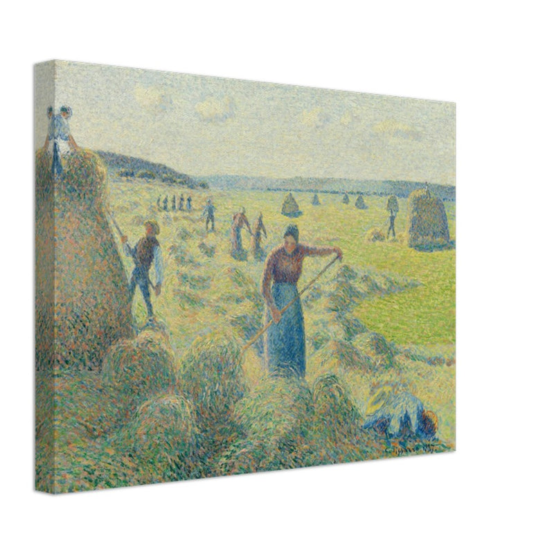 La Recolte des Foins  Eragny. The haymaking Eragny by Camille Pissarro 1887.