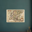 Ancient map of Europe and the Celts. Europam sive Celticam veterem by Abraham Ortelius.