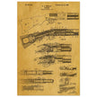 Firearm historic patent 1900. Matte paper