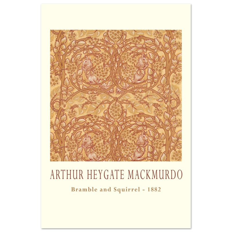 Arthur Heygate Mackmurdo Bramble and Squirrel .