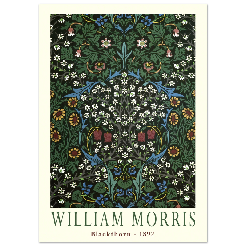 William Morris Blackthorn 1892.